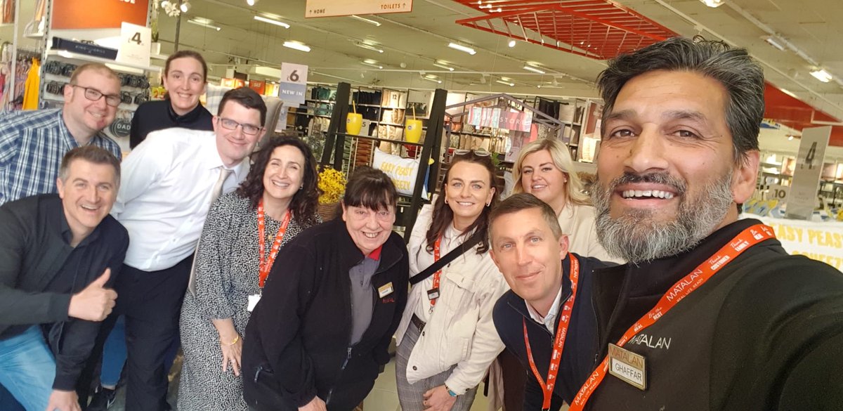 Great day in stores today listening to colleagues thoughts on how we take our business forward ⁦@Matalan⁩ …passionate people make a world of difference!