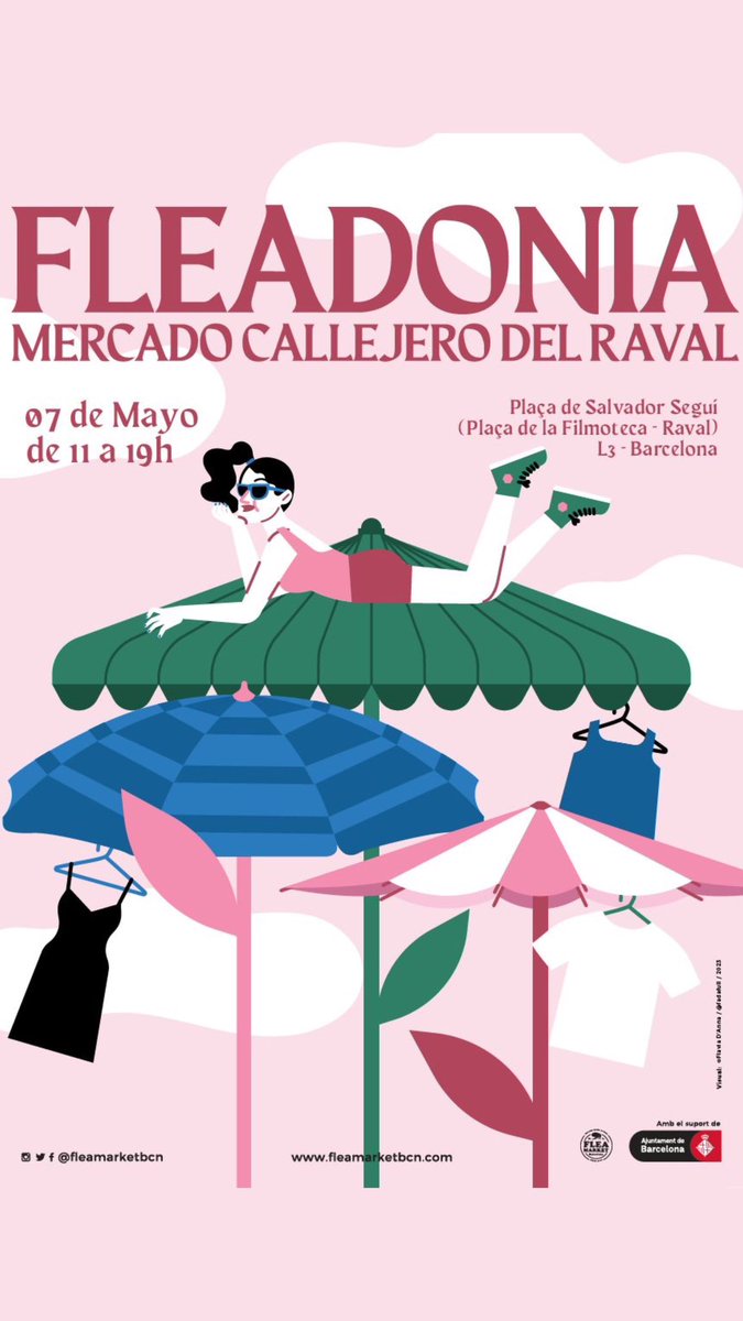 nyxblackpearl's tweet photo. diumenge esteu x bcn i no teniu plan? ara si! :) que millor que un paseito un diumenge de primavera amb sol i bona temperatura, per un mercadillo amb molta roba? ja us ho dic jo, res millor🤩 aixi q passeu-vos!!  💞🫶🏻 https://t.co/Rras0n2ez3