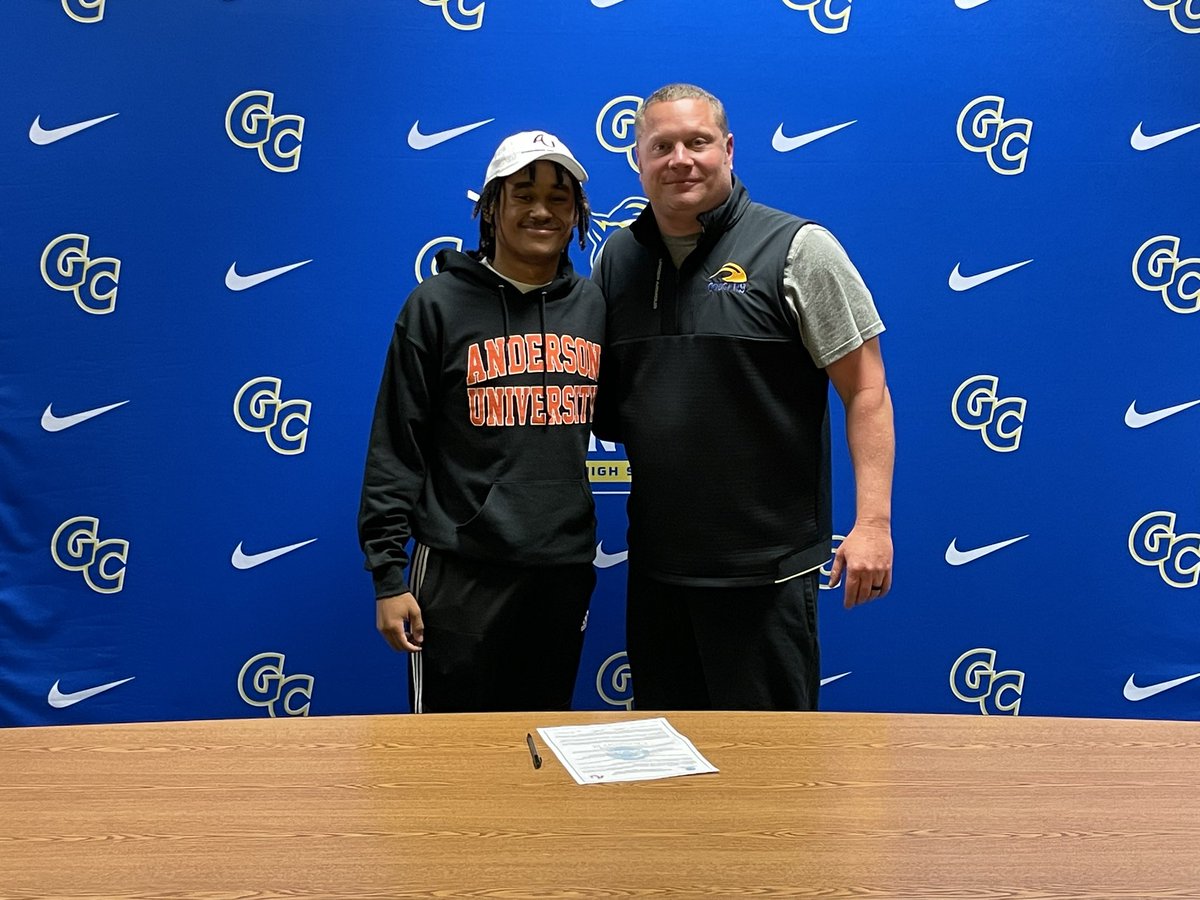 Congratulations to Jacob Stotts on continuing his football career at <a href="/AUFootball__/">Anderson University Football</a> ! 

<a href="/GC_Cougar_FB/">GC Football</a> <a href="/Wishbone_Hero/">Travis Nolting</a>