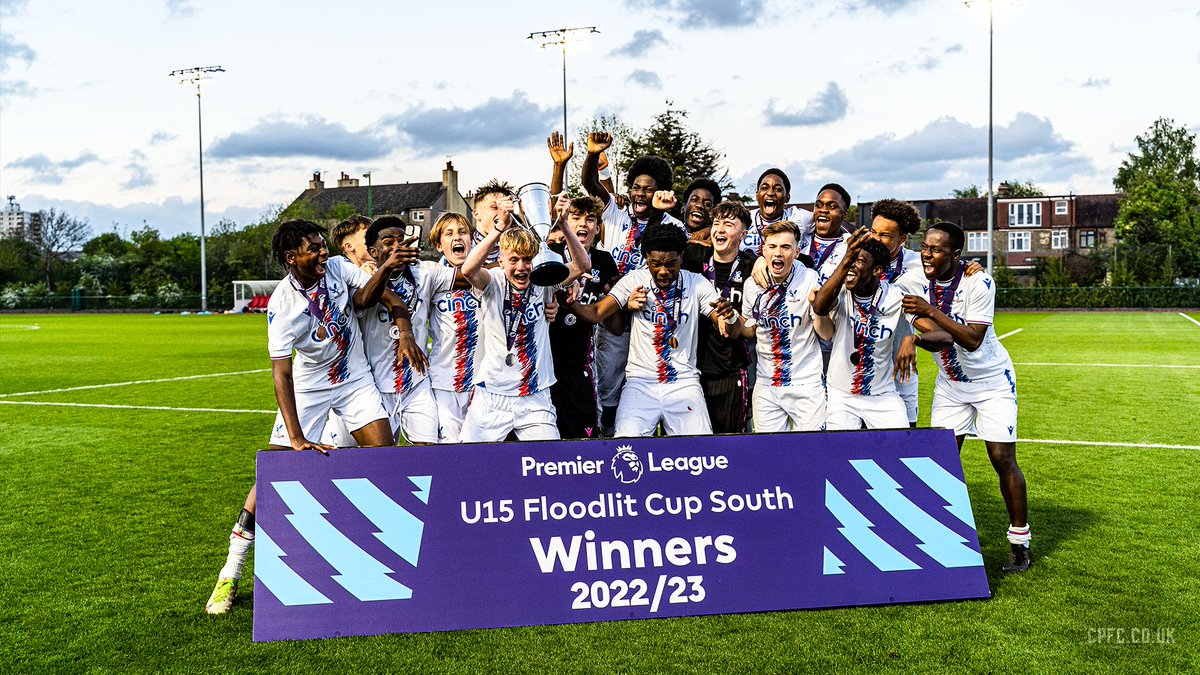 CHAMPIONS❤️💙

#CPFC | #FloodlitCup