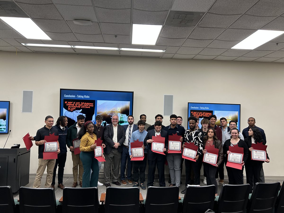 Outstanding presentations last evening from students in the course "The Startup of YOU: Leadership Essentials" co-taught by professors <a href="/RanjitNair_PhD/">Dr. Ranjit Nair</a> and Joseph Testa of the Caldwell School of Business and Computer Science. #leadership #businessschool