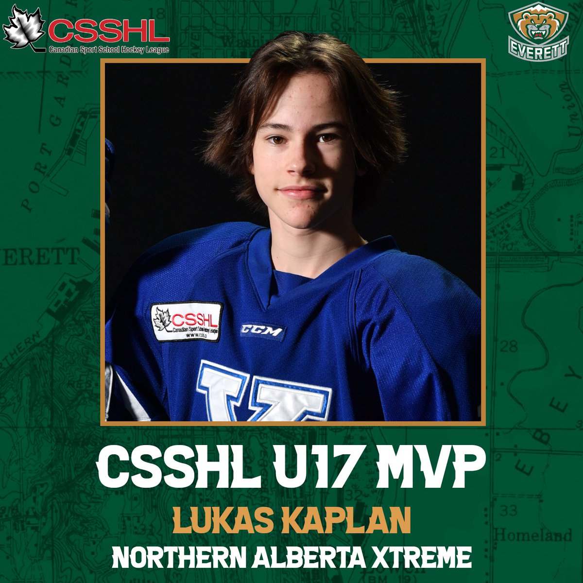 WHLsilvertips's tweet photo. MORE PROSPECT UPDATES: signed Silvertips prospect Lukas Kaplan has won @CSSHL U17 MVP!

Kaplan recorded 23 goals and 35 assists in 25 games as @NAXHockey won the U17 league title.

Congrats Lukas! https://t.co/Is1OVaCJax