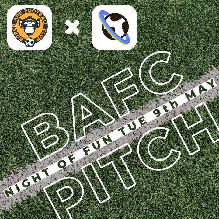 BoredApe_FC's tweet photo. ⚽️ COLLAB WITH PITCH ⚽️

Come and join us for a night of fun next Tuesday 9th May 💙

Starting with an AMA on Twitter 19:30 BST⚠️

Then moving to a battle of the projects in smash karts 🏎️😎

Get your calendars set!!!

@PitchWeb3 

#BAFC #XRPNFT #XRP #XRPL #NFT #APE #METAVERSE #DAO #XRPArmy