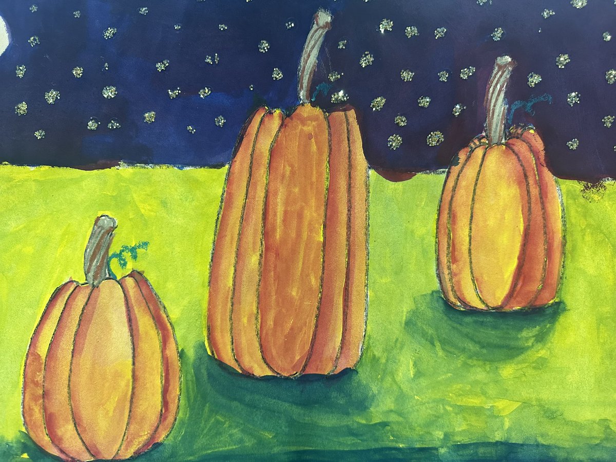 MrsRolf_ART's tweet photo. First Grade art at the art show - check it out tonight #Timmonsart1stgrade #kenstoninsired https://t.co/9eFSlZqpZ1