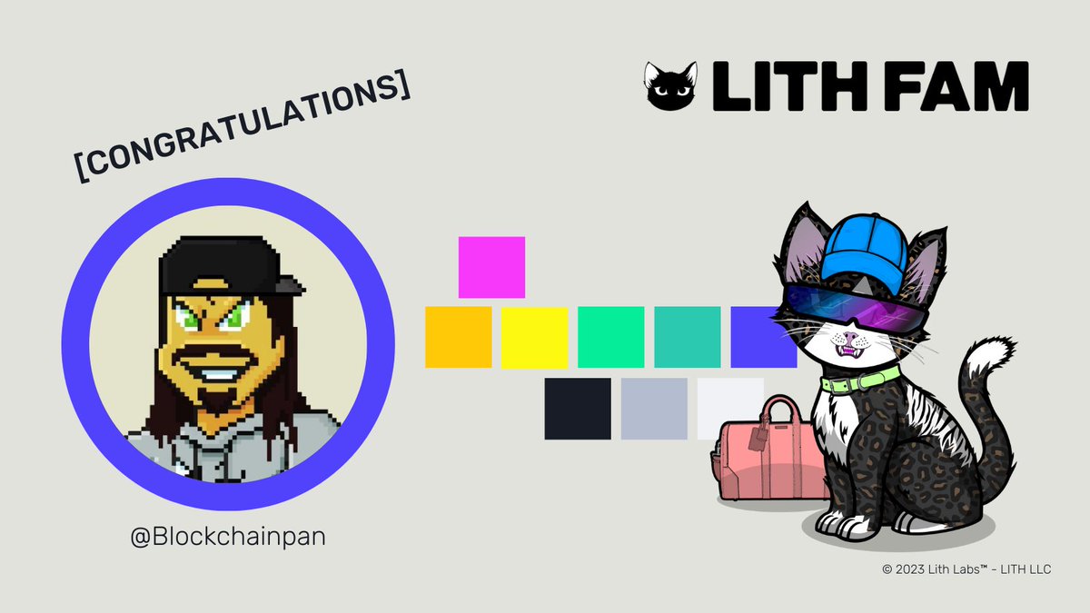 Congratulations to our LITH Fam member <a href="/blockchainpan/">blockchainpan 🍟🐢</a>     

You have earned your PFP! (available upon project mint)

We're thrilled to see you progressing and achieving your goals!