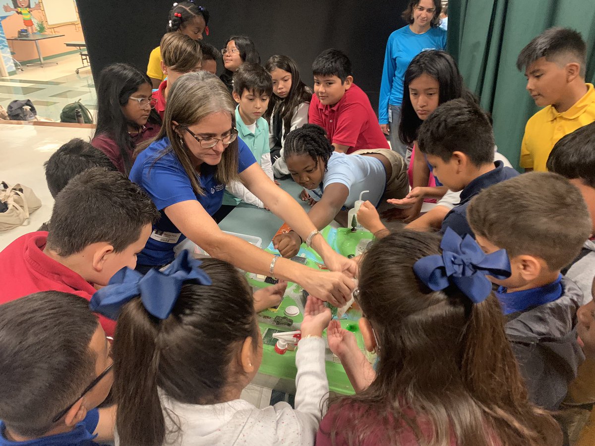 Mrs_Eble's tweet photo. Today our @hceotters learned so much about water and pollution control. Thank you @CollierGov for the presentation and hands on activity! https://t.co/Z0LnriZrWH