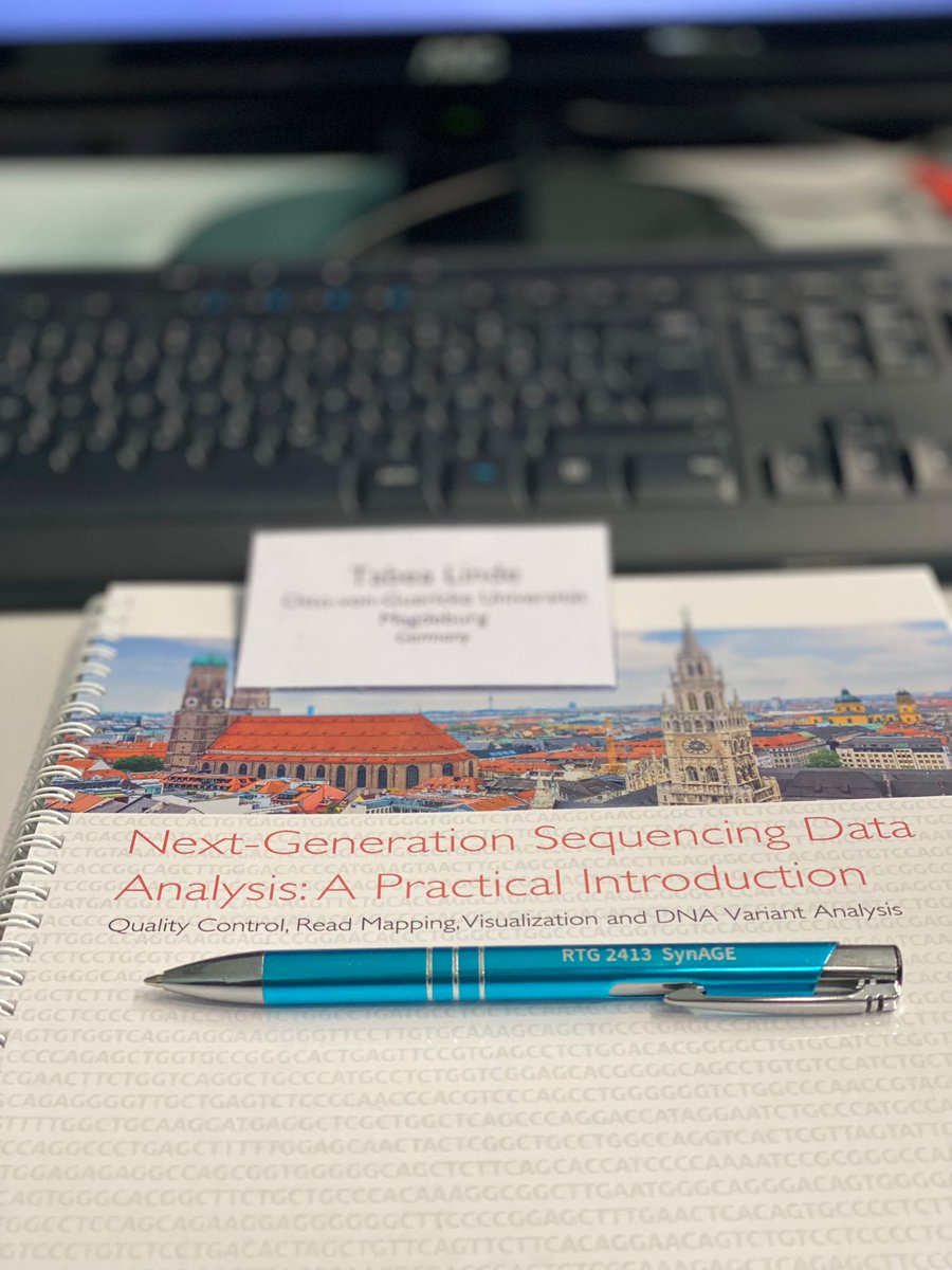 What a great opportunity for our PhD candidate Tabea who was selected to join the workshop organized by @ecSeq We whish you a great time with lots of new insights into Next-Generation Sequencing! #neuroscience #PhDqualification