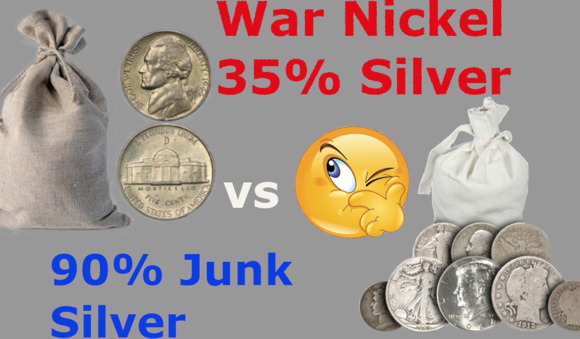 youtube.com/watch?v=2r2gYH… Please watch my YouTube Short on 35% Silver "War Nickels" vs 90% "Junk Silver Coins". Keep Stacking Crypto/Silver/Gold for "Generational Wealth" 🤔🤑😎👍