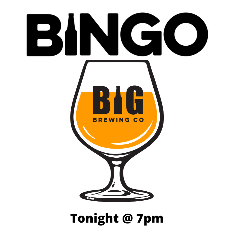 Come hangout and play BINGO with us tonight! We start at 7pm.
#Bingo #normanoklahoma #normanok #craftbeer #beer #BIGbrewco