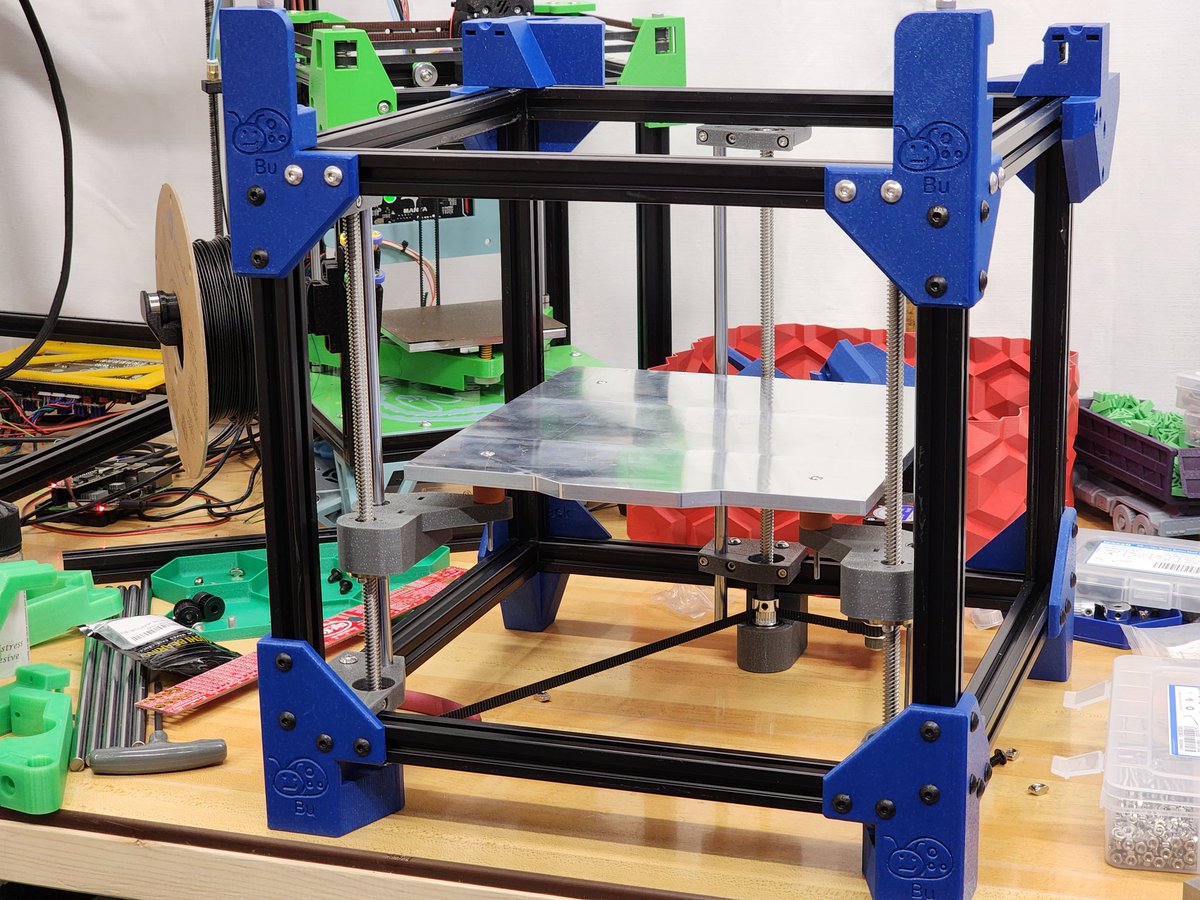 ZombieHedgehog_'s tweet photo. The #bugbu 3D printer is an open source design that I'm currently testing out. Assembly has been straight forward and overall well designed. Check out the files on @printablescom!
Continuting the build tonight on @twitch
Also, it's using the new @Polymaker_3D Galaxy ABS/ASA :) https://t.co/pZjXbMwysX