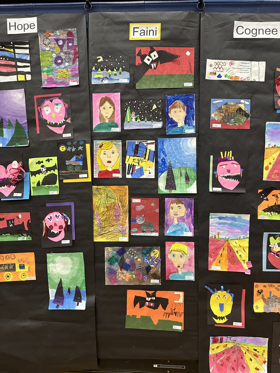 MrsRolf_ART's tweet photo. Last chance to see the art show- 6-9 tonight KHS. kindergarten art #kenstoninspired #TESart https://t.co/Un1PdB86HA