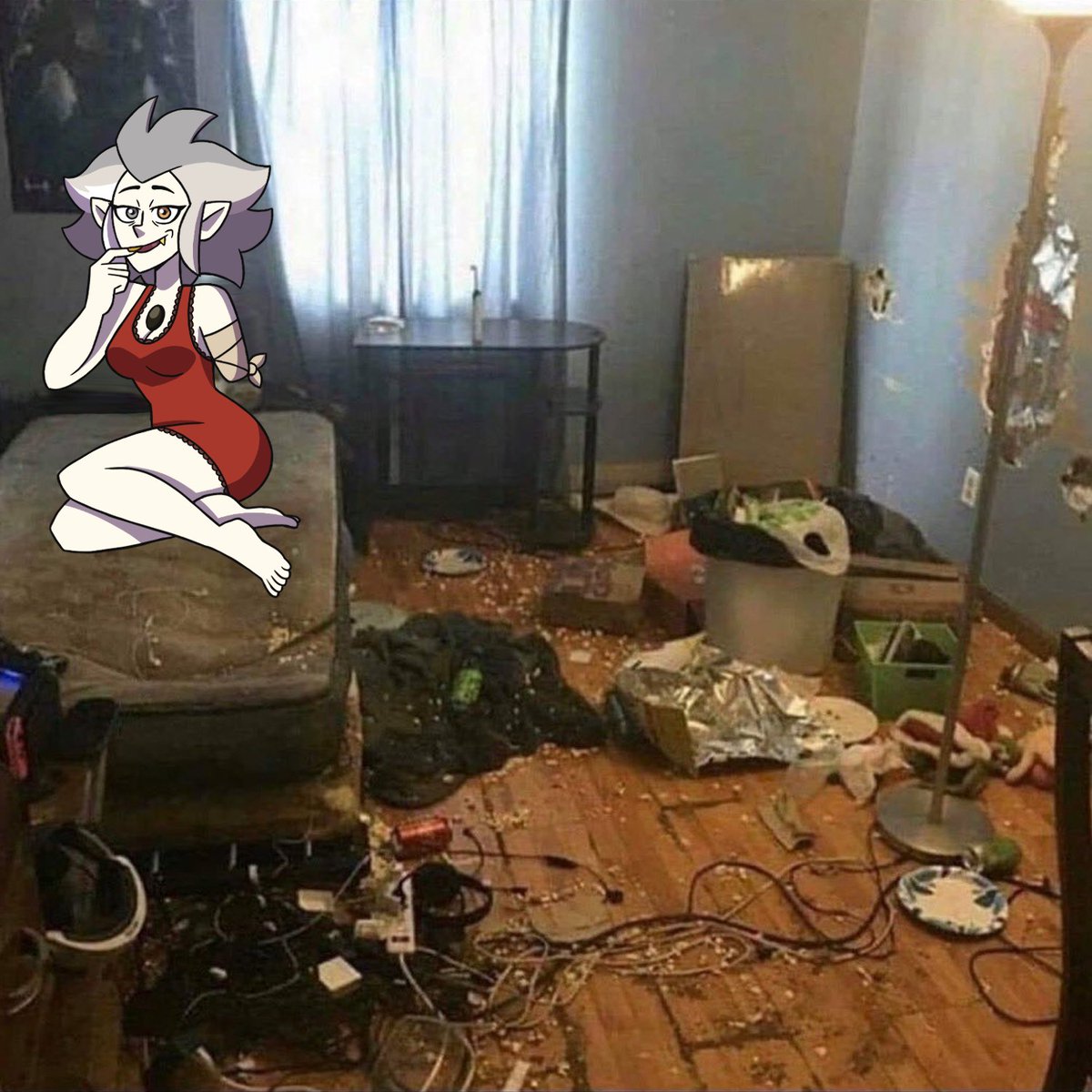 dazeddoodles's tweet image. POV: Raine moving into the Owl House #Raeda