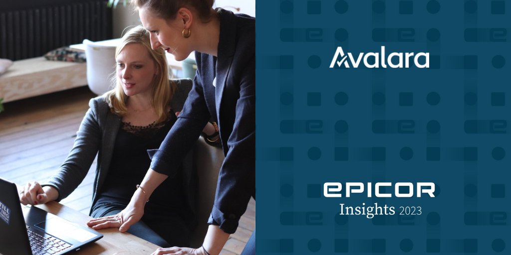 LudwigSolutions's tweet photo. #RT @Epicor: Our #EpicorInsights Gold sponsor, @Avalara, helps manage exemption certificates, calculate rates, prepare returns, and more within your Epicor solution. Make tax compliance less taxing with their integrations. 

Learn more: … https://t.co/DY55BXuiSo