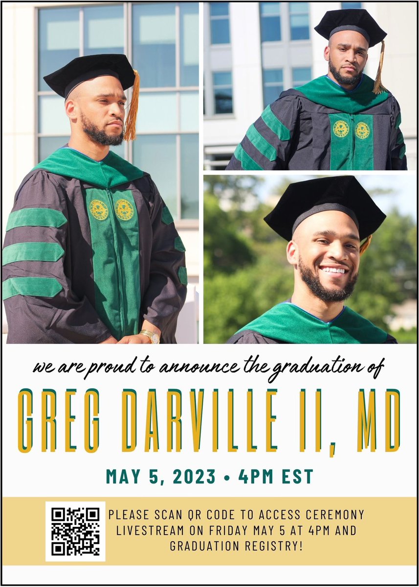 So excited to celebrate the close of medical school and mark the beginning of a new journey. Links to both the ceremony livestream and my #MedGradWishlist <a href="/medgradwishlist/">#MedGradWishlist</a> can be found in my bio. Thank you to everyone who has supported me thus far! Forever grateful!