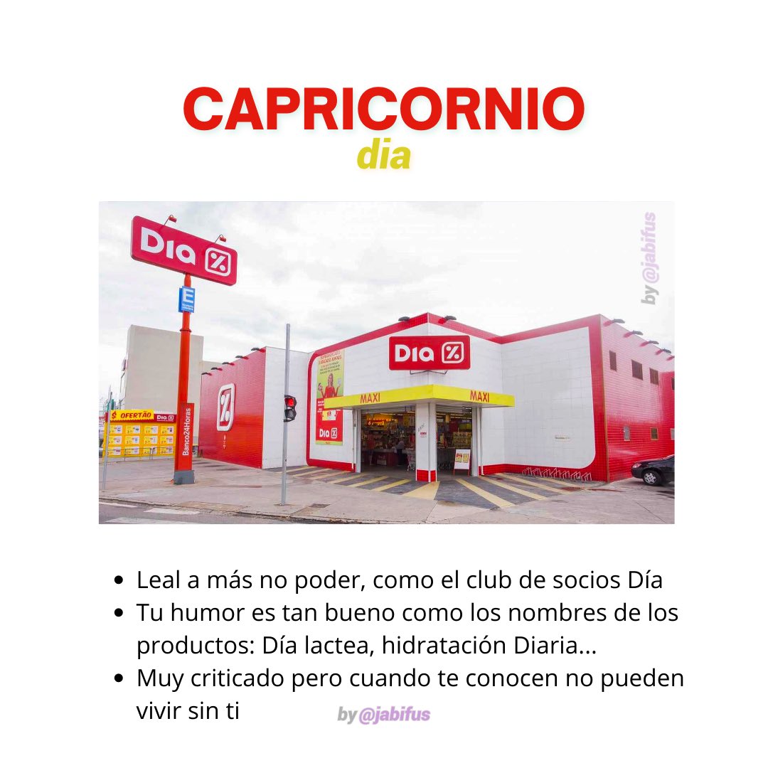 jabifus's tweet photo. Qué supermercado eres según tu signo✨
Parte 3/3 https://t.co/QpHGTuXD5q
