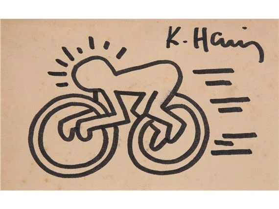 And here is a Keith Haring bicycle