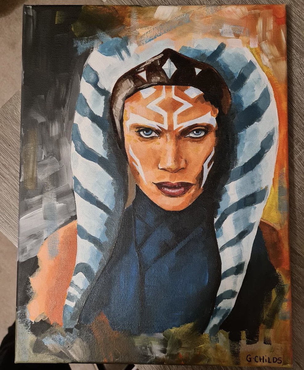 #May4thBeWithYou #StarWarsDay you say? Ok, here’s a portrait of Ahsoka Tano I did for a friends birthday a couple of years ago.