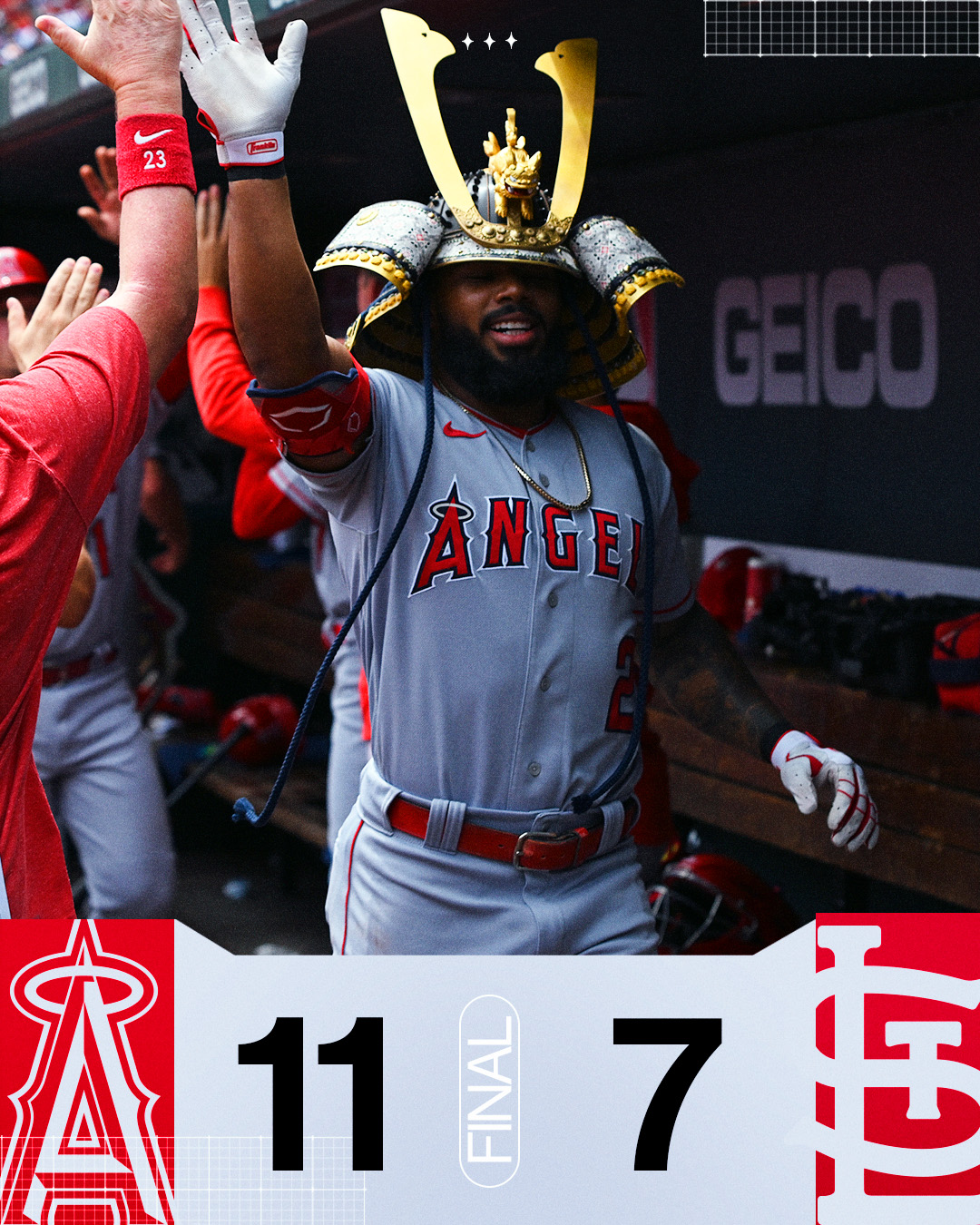 MLB on X: The @Angels complete the sweep in St. Louis!   / X