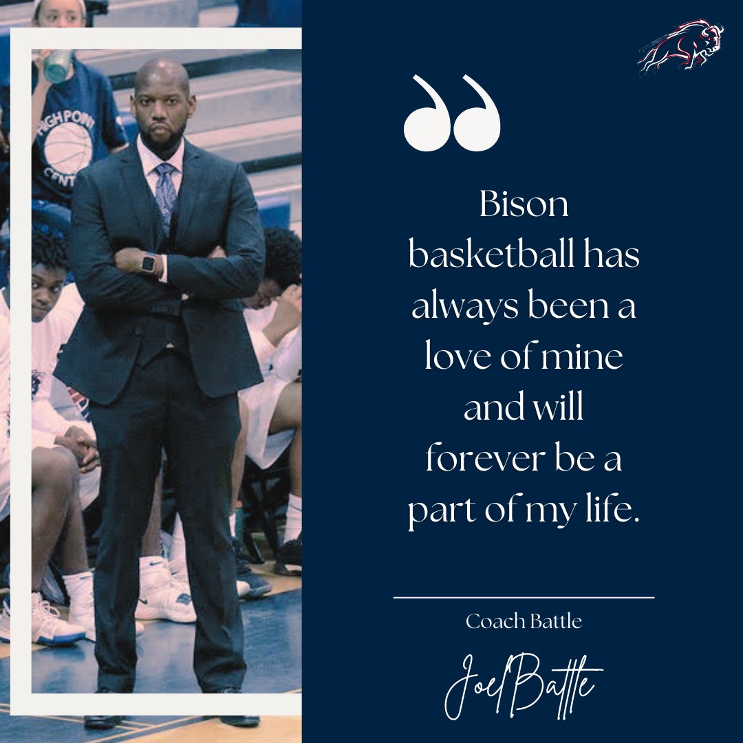 “Coaching the Bison has been so fulfilling to be able to see the growth of these young men from year to year. Unfortunately a decision has been made for the program to go in a different direction. To everyone that was a part of this journey, I thank you! #BisonPride “