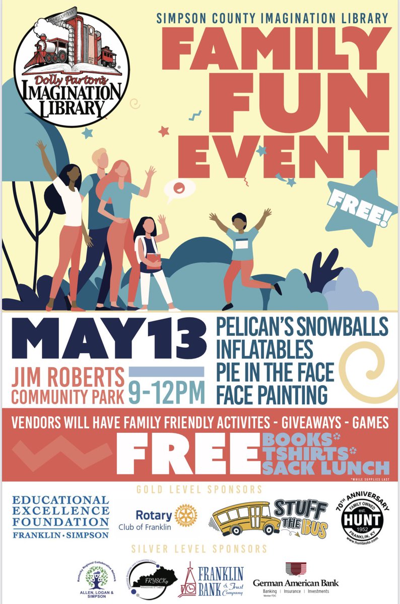StuffTheBusSOKY's tweet photo. Next Saturday join Stuff the Bus at this great @dollyslibrary Event in Franklin! @DollyParton https://t.co/le7VdOUd59