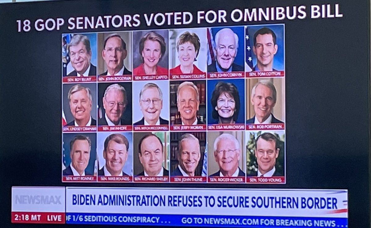 BeachCity55's tweet photo. Joe Biden’s 18 RINO butt kissers. https://t.co/4uOmiZzjNC
