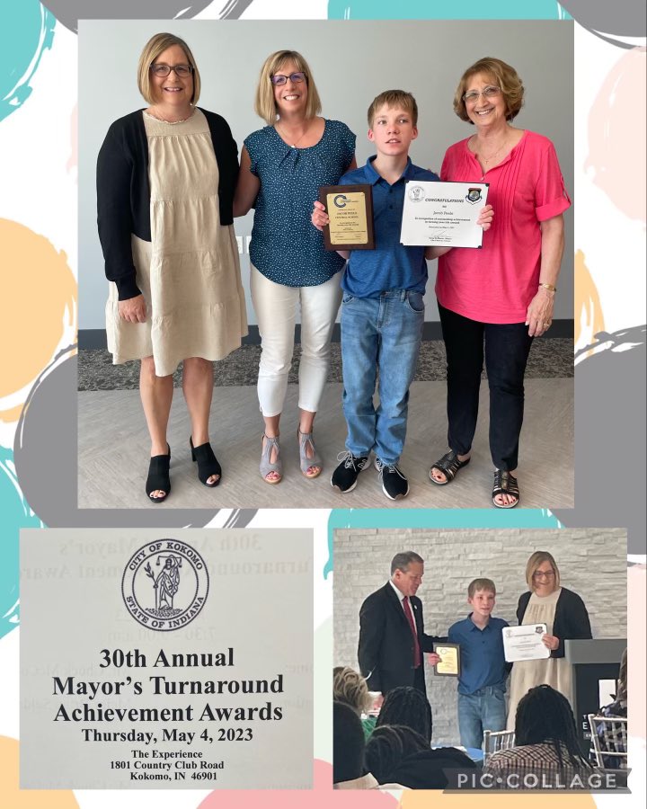 We enjoyed celebrating our 8th grade nominee for the Mayor’s Turnaround award today! Hard work and determination pays off! Well deserved!! ❤️💙🐾