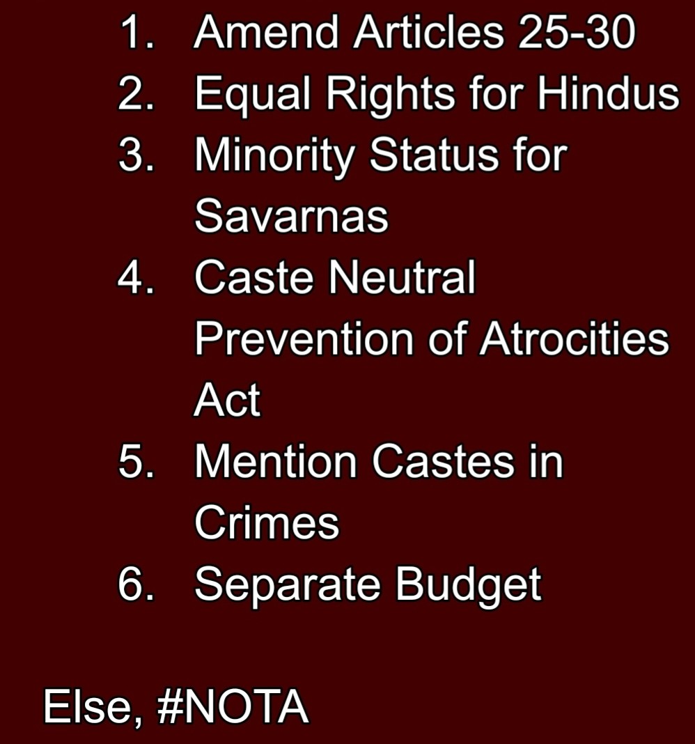 FakeUpperCaste's tweet image. Do this 👇&amp;amp; take vote.