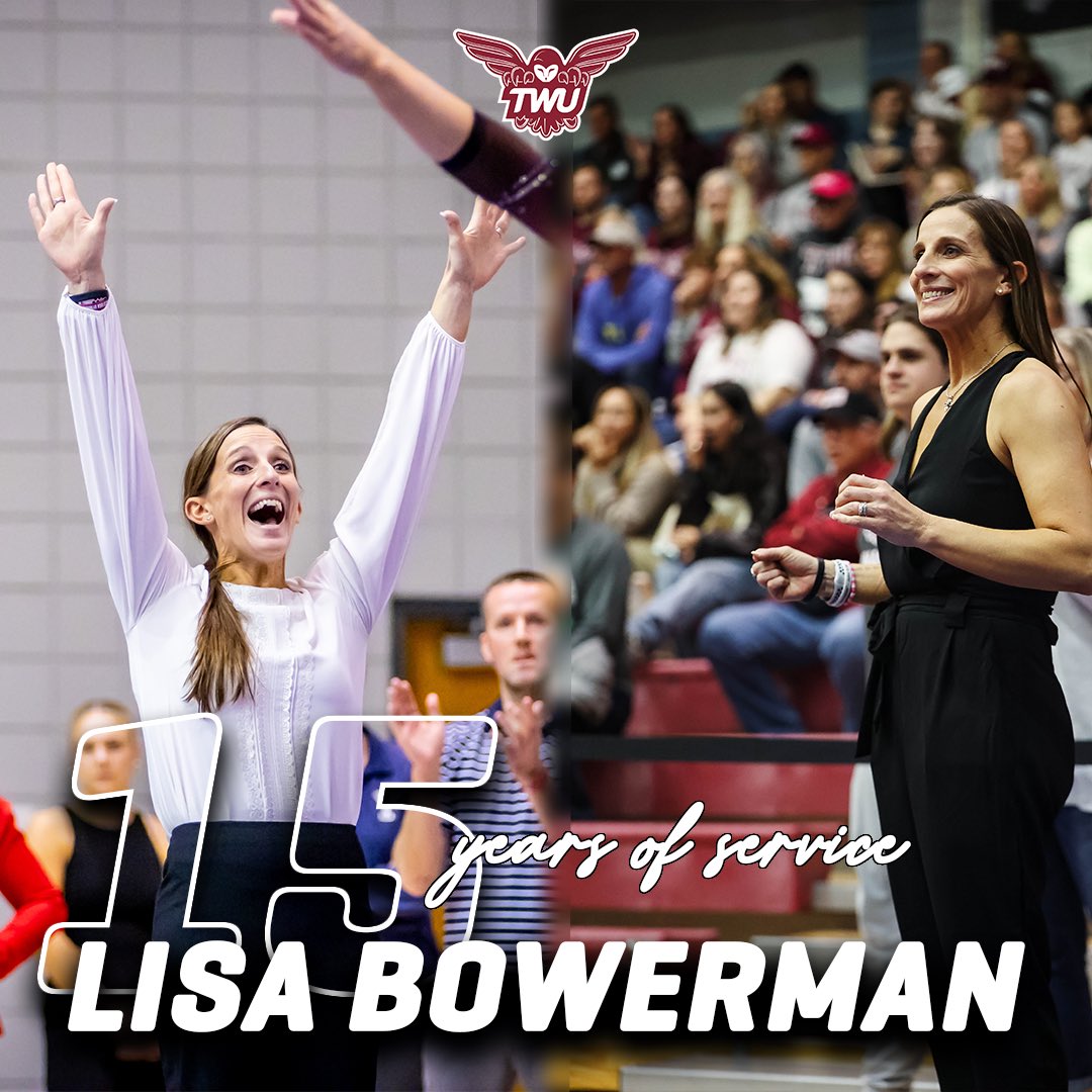 twupioneers's tweet photo. Congratulations to @lmbowerman10 and @kristenharold14! 

Both Lisa and Kristen were honored today for reaching milestone years of service at TWU! We are so thankful for their leadership and commitment to @TWUGymnastics! 

🗞️: https://t.co/TPDQgMxdUL

#PioneerProud https://t.co/Xo1SoxagUY