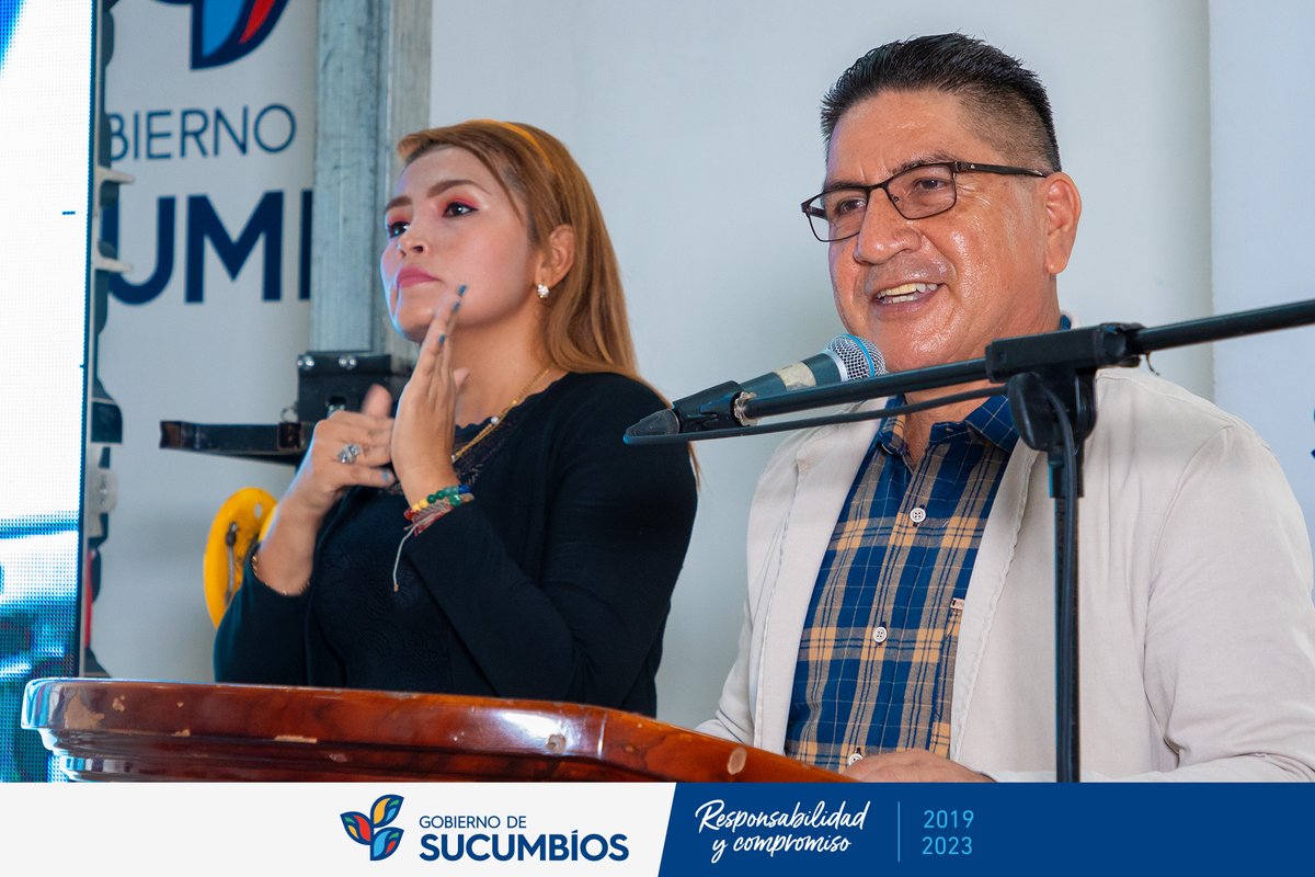 GobSucumbios's tweet photo. 🎤👥// El prefecto Amado Chávez rindió cuentas a la ciudadanía sobre la gestión ejecutada en 2022, el acto se desarrolló este jueves 4 de mayo en el auditorio del Gobierno de Sucumbíos ante la presencia de autoridades y dirigentes de organizaciones.

#AmadoChávezPrefecto https://t.co/YwKv4OnqEX