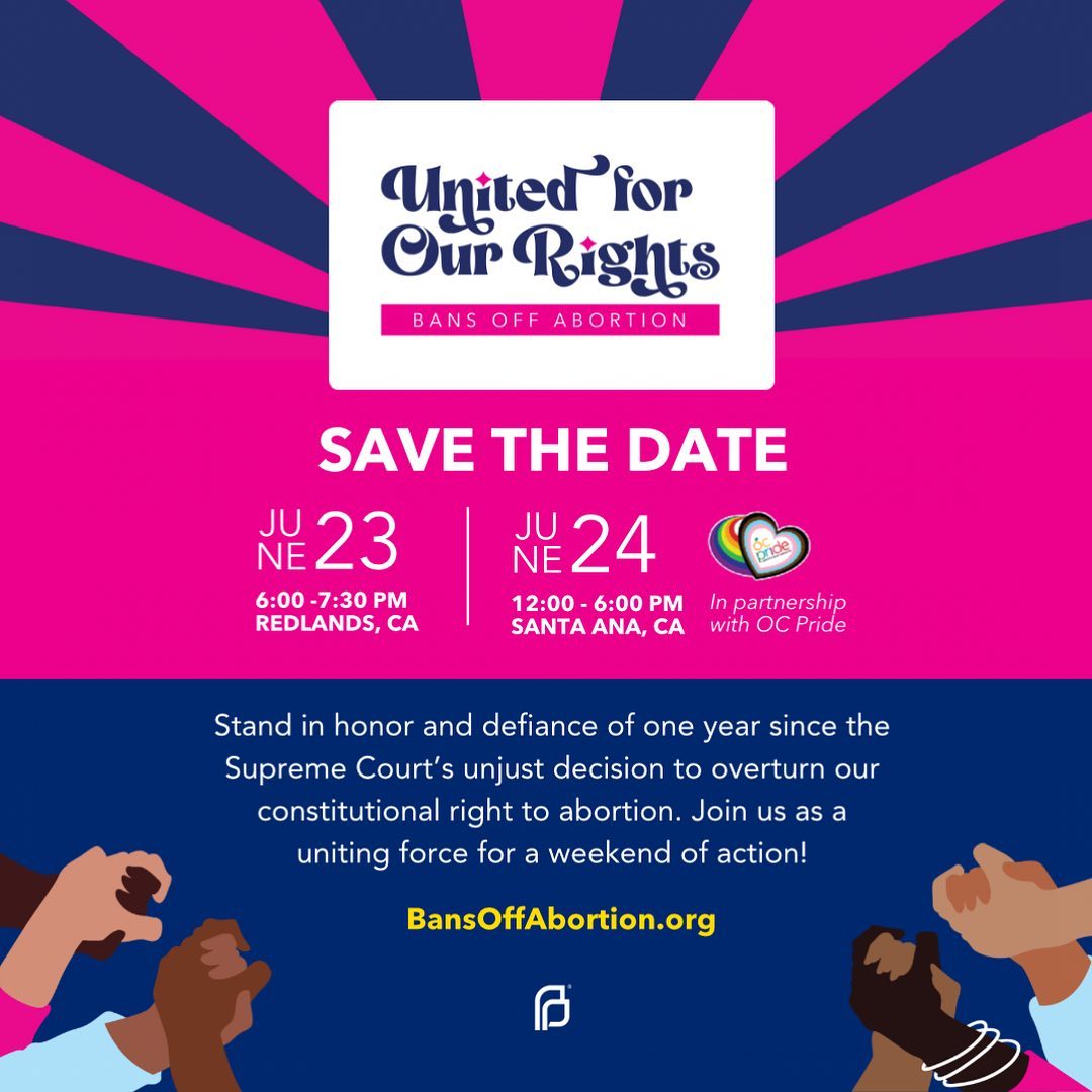 BansOffAbortion's tweet photo. On June 23 &amp; 24, we’re standing in honor &amp; defiance of one year since the Supreme Court’s unjust decision to overturn the constitutional right to abortion. Join us as a uniting force for the United for Our Rights weekend of action! Learn more today at https://t.co/bfcXP6SVf8. https://t.co/YGCgWzVIVM