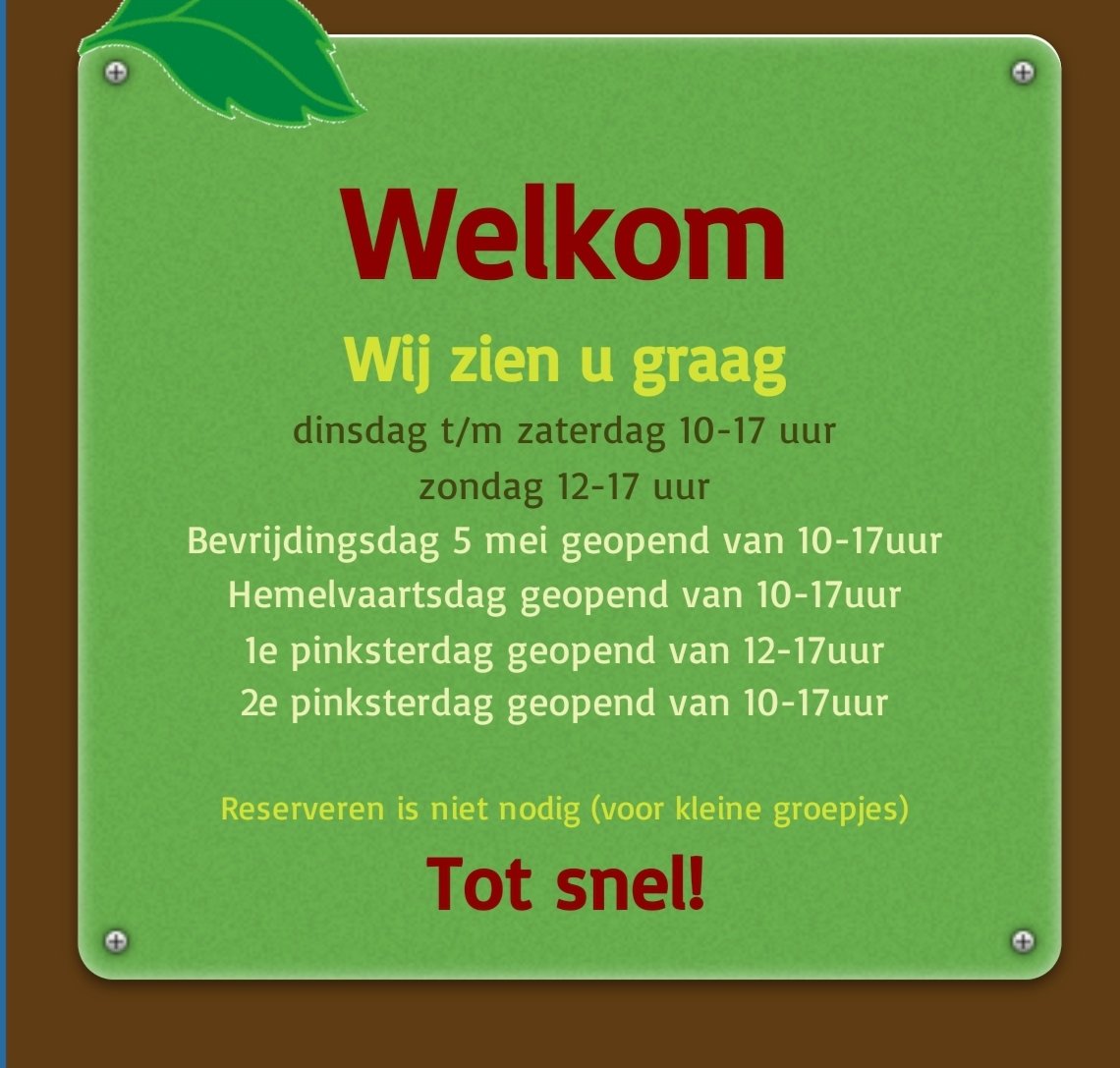 vlinderjungle's tweet photo. Welkom in #Leidschendam !  #Bevrijdingsdag   #hemelvaartsdag  #pinksterdagen  https://t.co/SO6jwaGS4F https://t.co/OJixPWtfUx