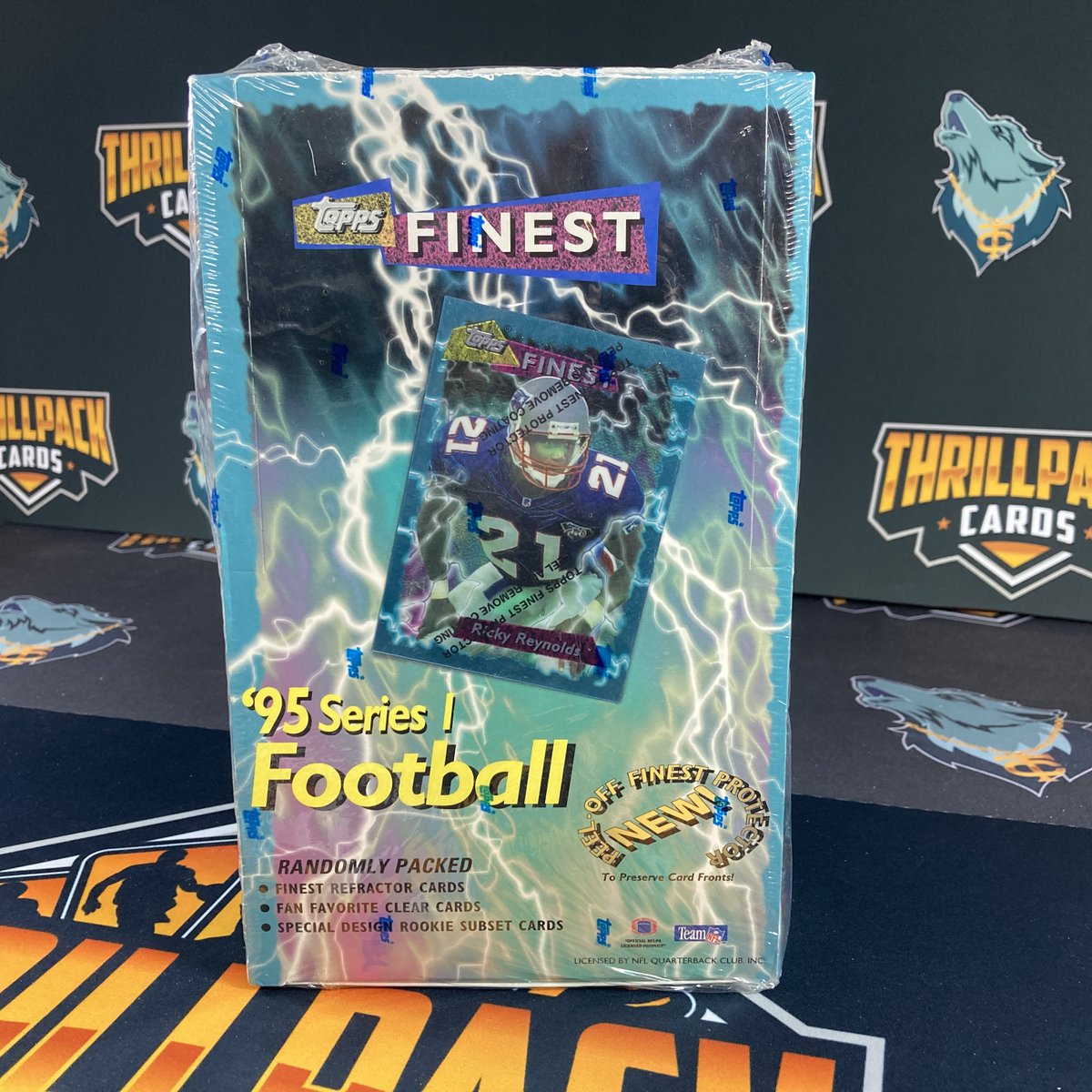 ThrillpackCards's tweet image. 🤯 Up to $190 in free spots available tonight

27 spots left in tonights 1995 Topps Finest Football Hobby break.

I'm randoming off any unfilled spots as free bonus to those in the break.  

Insane, right? Grab yours now!  

Rips tonight on YT at 8 PM ET
shop.thrillpackcards.com/collections/fi…