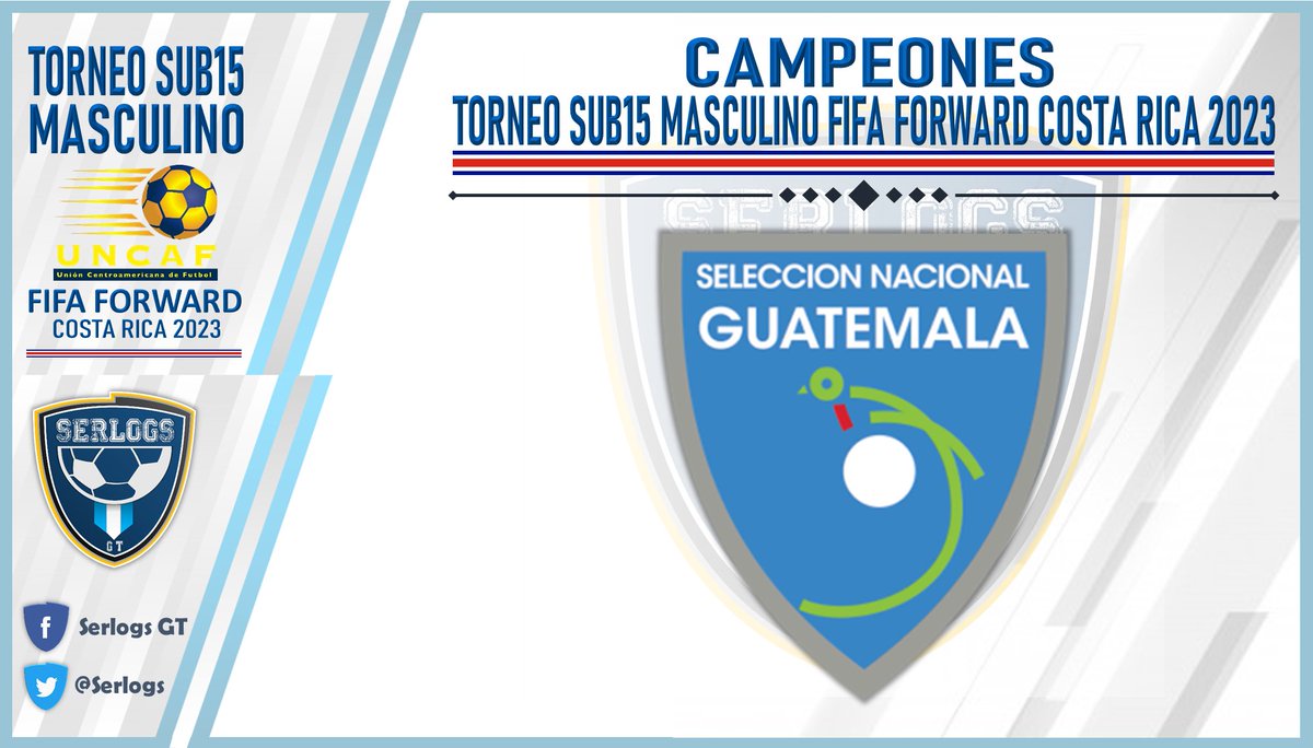 Final #SeleSub15 Costa Rica 1-3 Guatemala.
