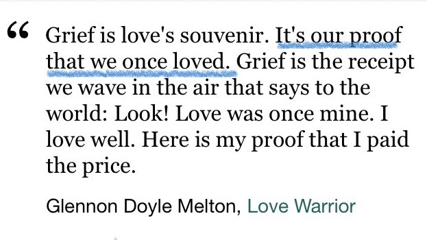sunsrkv's tweet photo. what is grief if not love persevering https://t.co/PYUzE7aMh7