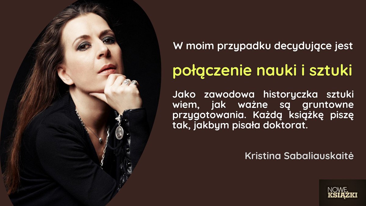 W majowym numerze Nowych Książek Mikołaj Rajkowski rozmawia z  Kristiną Sabaliauskaitė, współczesną litewską pisarką, autorką powieści historycznych.

#noweksiazki #noweksiążki #kristinasabaliauskatė #bookstagram #bookstagrampl #rozmowy #wywiady #literatura #powieśćhistorycna