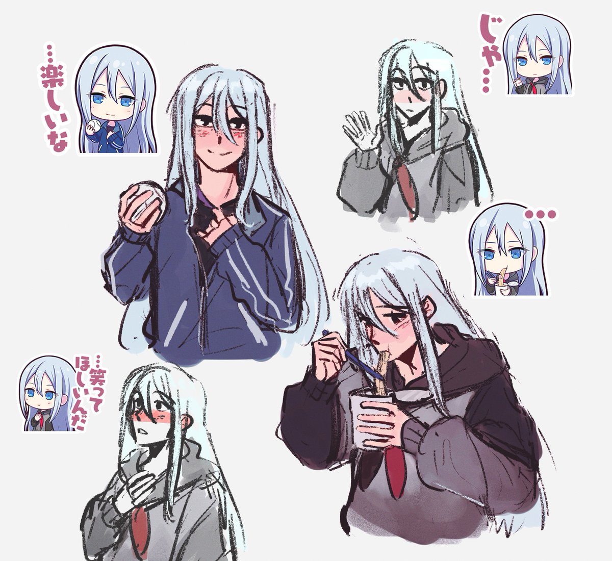 kanade stamp redraws cuz why she spoinky ??? #prsk_FA