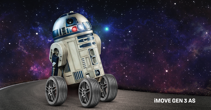 IronmanTires's tweet photo. May the 4th be with you. And may you also be interested in a brand new set of Ironman iMove tires.

#ironmantires #maythefourth #starwars