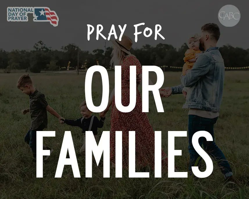 CABC730's tweet image. Lord we ask that you be with our families, that we would seek to make you the center of our homes and lives. We pray for unity in marriages and love in each home. We pray that parents would teach their children the way they should go. Amen. #NationalDayOfPrayer #CoveredInPrayer