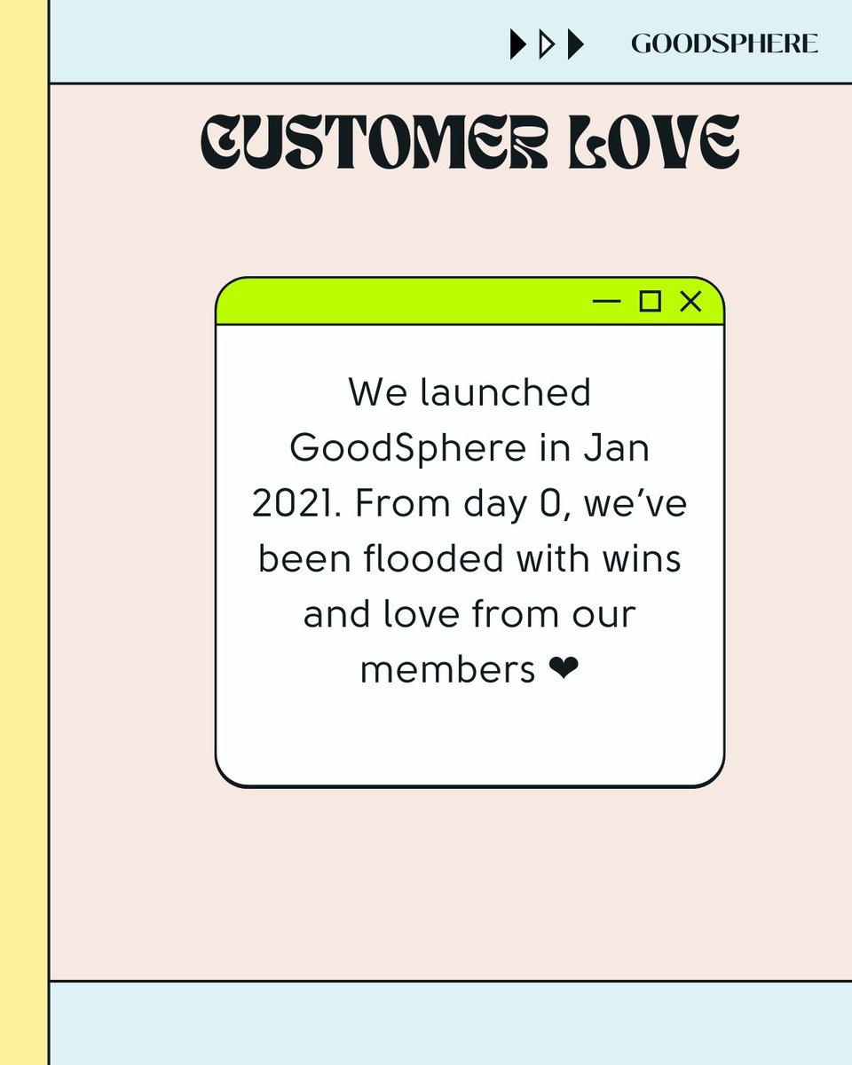 skeevis's tweet image. I’ve been relatively quiet about @YourGoodSphere on here - but since launching in 2021, we’ve steadily built an incredible program and community.

From day 0, we’ve been flooded with wins and love from our members ❤️

Personally, didn’t realize I would love teaching so much!