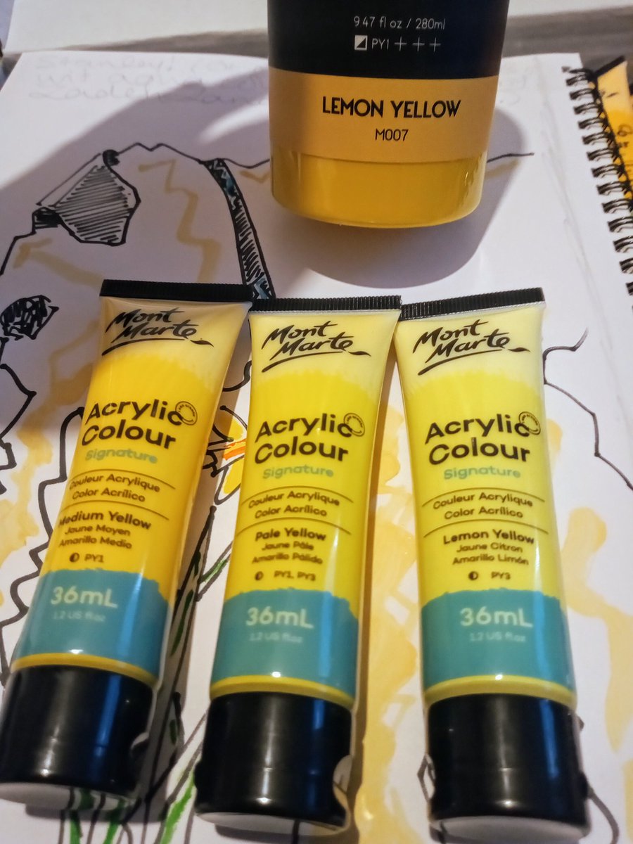 ZadenZane's tweet image. 🖌️色々🖌️
I looked up some paint pigments and found out that PY1 and PY3 are both #AzoDyes, not #pigments with #lightfastness good but not excellent (packaging gives same +++ rating to PY3 as Mars black―PBK11! Are pigments really so much better than #dyes? What is the difference?