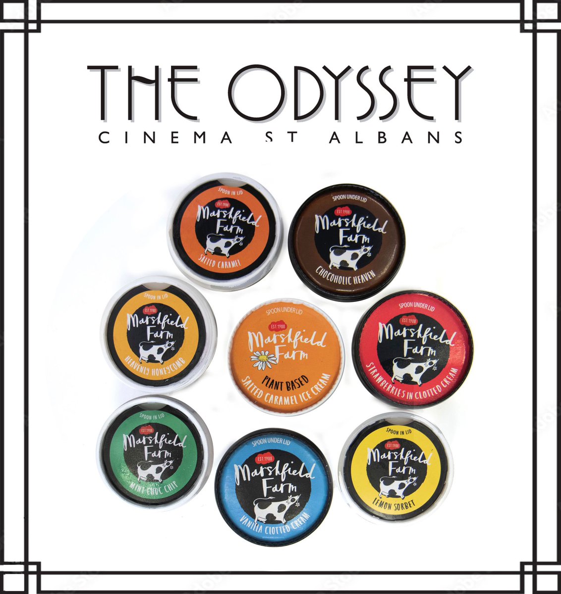 To compliment your Moo-vie experience, we have new ice cream and flavours from Marshfield Farm. You’ll be eating it till the cows come home #MarshfieldIces