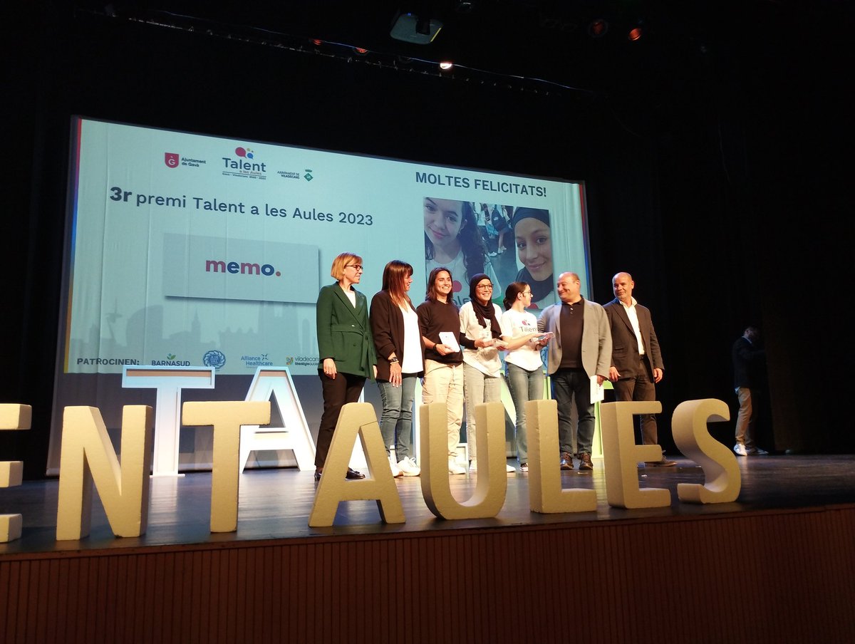 Avui final de #TalentAules <a href="/ViladecansTweet/">AjuntamentViladecans</a> <a href="/AjuntamentGava/">Ajuntament de Gavà</a>

✨Una activitat innovadora, creativa i emprenedora educativa. Tres mesos de treball en equip.
 20 centres finalistes del <a href="/TFtalentfactory/">Talent Factory</a> 

Enhorabona!
🥇<a href="/SAFAViladecans/">SAFAViladecans</a>
🥈<a href="/INS_J_Castellvi/">Institut Josefina Castellví i Piulachs</a>
🥉<a href="/InsTorreRoja/">Institut Torre Roja</a> <a href="/inselcalamot/">institutelcalamot</a>