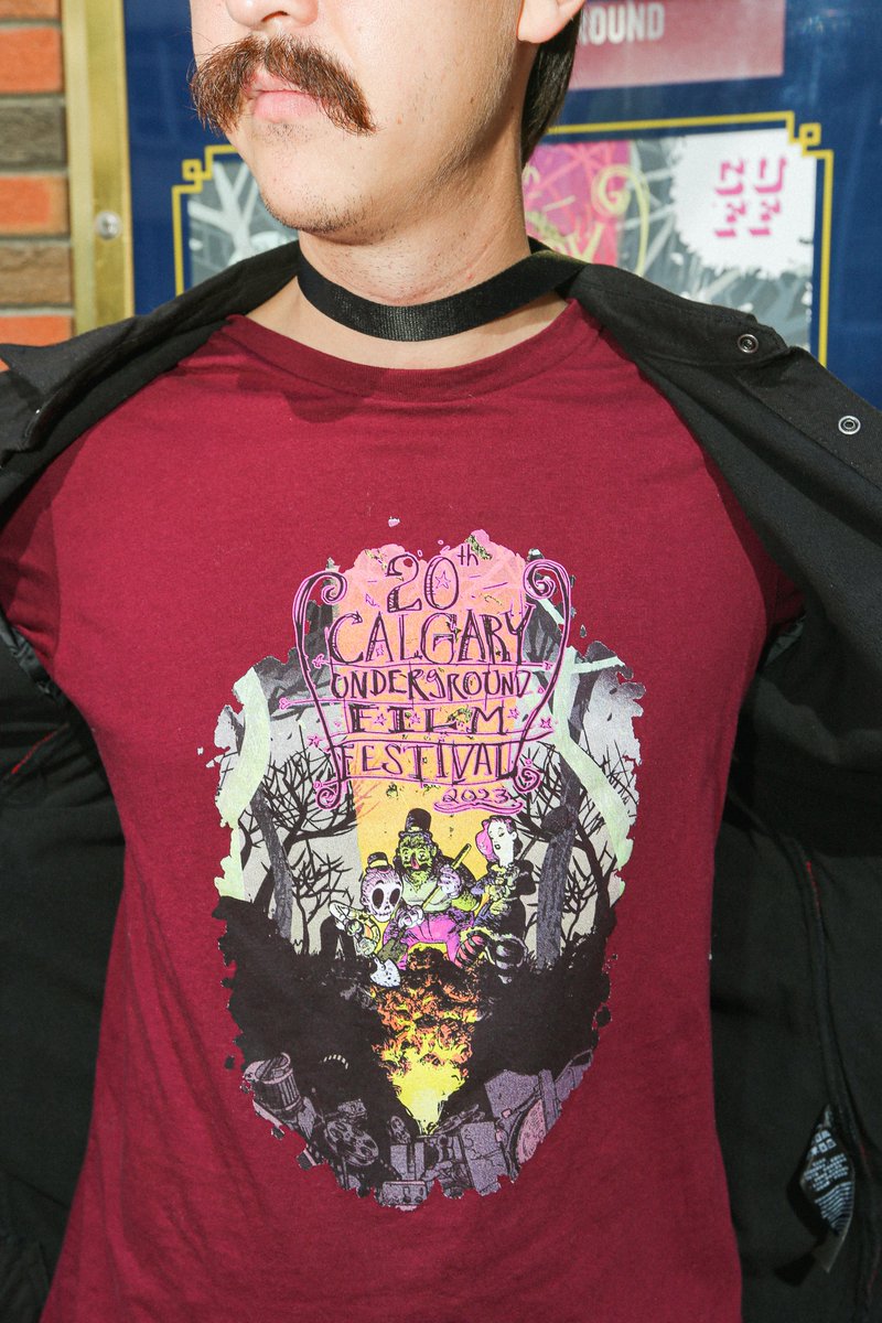 CUFF's tweet photo. Today is your last chance to pre-order a #CUFF23 Artwork T-Shirt illustrated by @rileyrossmo1! Order CUFF merch and have it delivered to your door free of charge if you spend more than $20! Shop the online store now.
๐๏ธ https://t.co/nezuRbN2aH https://t.co/6Cp2IIs4Pm