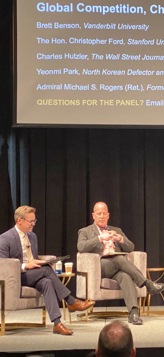 Very much enjoyed speaking on a panel this morning on “Global Competition, China, and Security in Asia” at Vanderbilt University’s “Summit on Modern Conflict and Emerging Threats.”  Thanks to Vanderbilt and my great fellow panelists!  vanderbilt.edu/modern-conflict