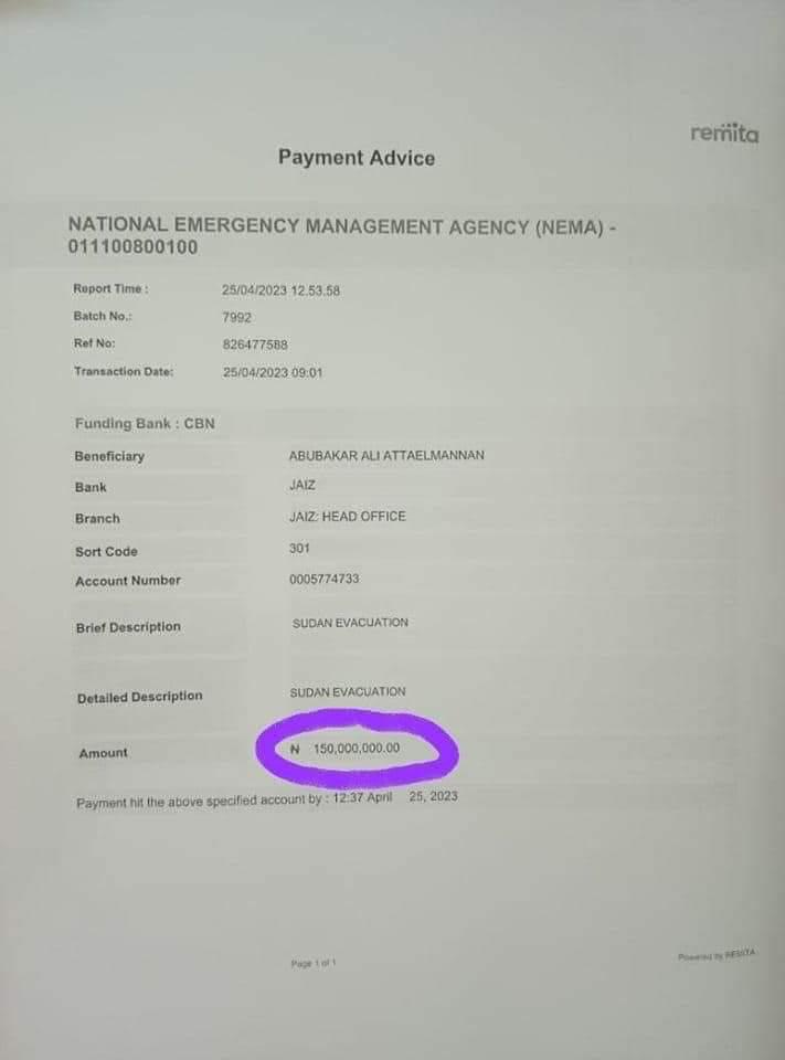 vince81viny's tweet photo. *BREAKING NEWS: While Igbo man Chief Allen Onyema owner of Peace Airline volunteered to evacuate stranded Nigerians from war torn Sudan for free, a Fulani man owner of AZMAN Air got approval to evacuate Nigerians stranded in Sudan and has been paid initial deposit of 150 million https://t.co/229AcZwt4s