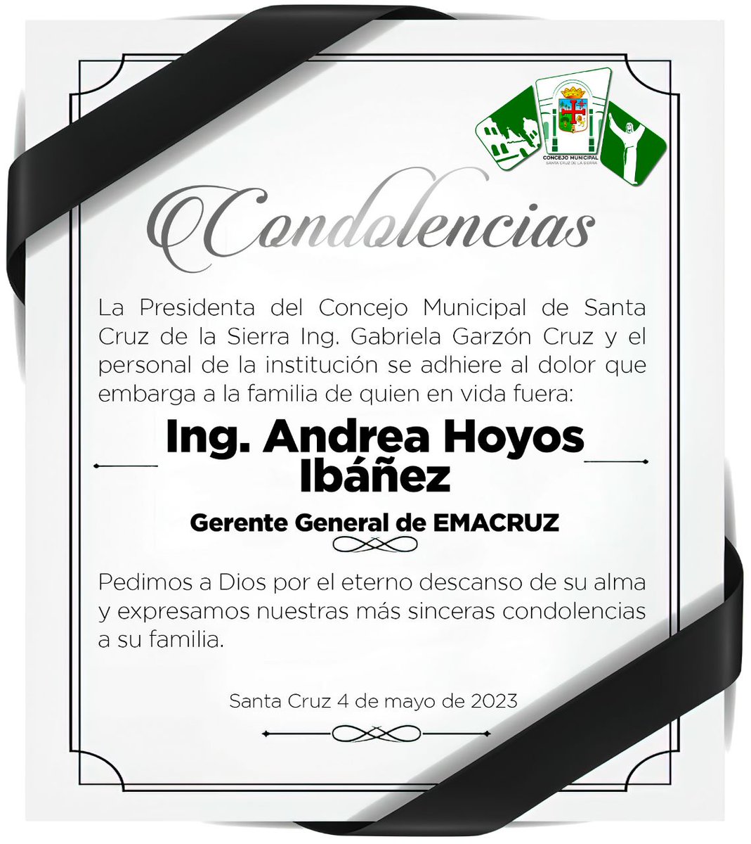 Concejo Municipal de Santa Cruz de la Sierra tweet media