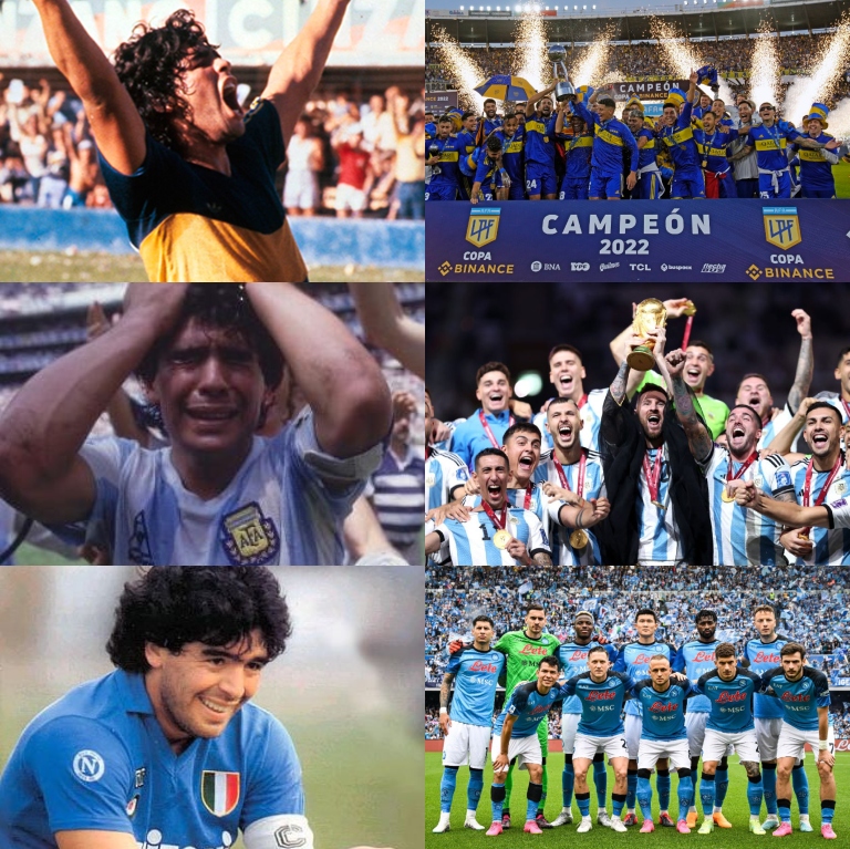 InvictosSomos's tweet photo. ➦ Boca es el vigente campeón de Argentina.
➦ Argentina es el vigente campeón del mundo (rompió sequía de 36 años).
➦ Napoli es el vigente campeón de Italia (rompió sequía de 33 años).

Sonríe la pelota. 

Sonríe el fútbol.

SONRÍE DIEGO ARMANDO MARADONA.