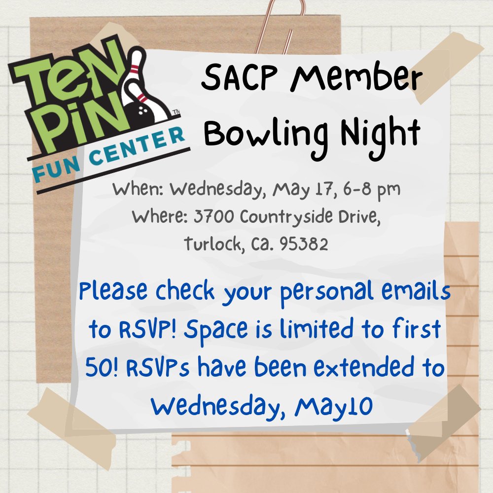 RSVP deadline has been extended to Wednesday, May 10th!