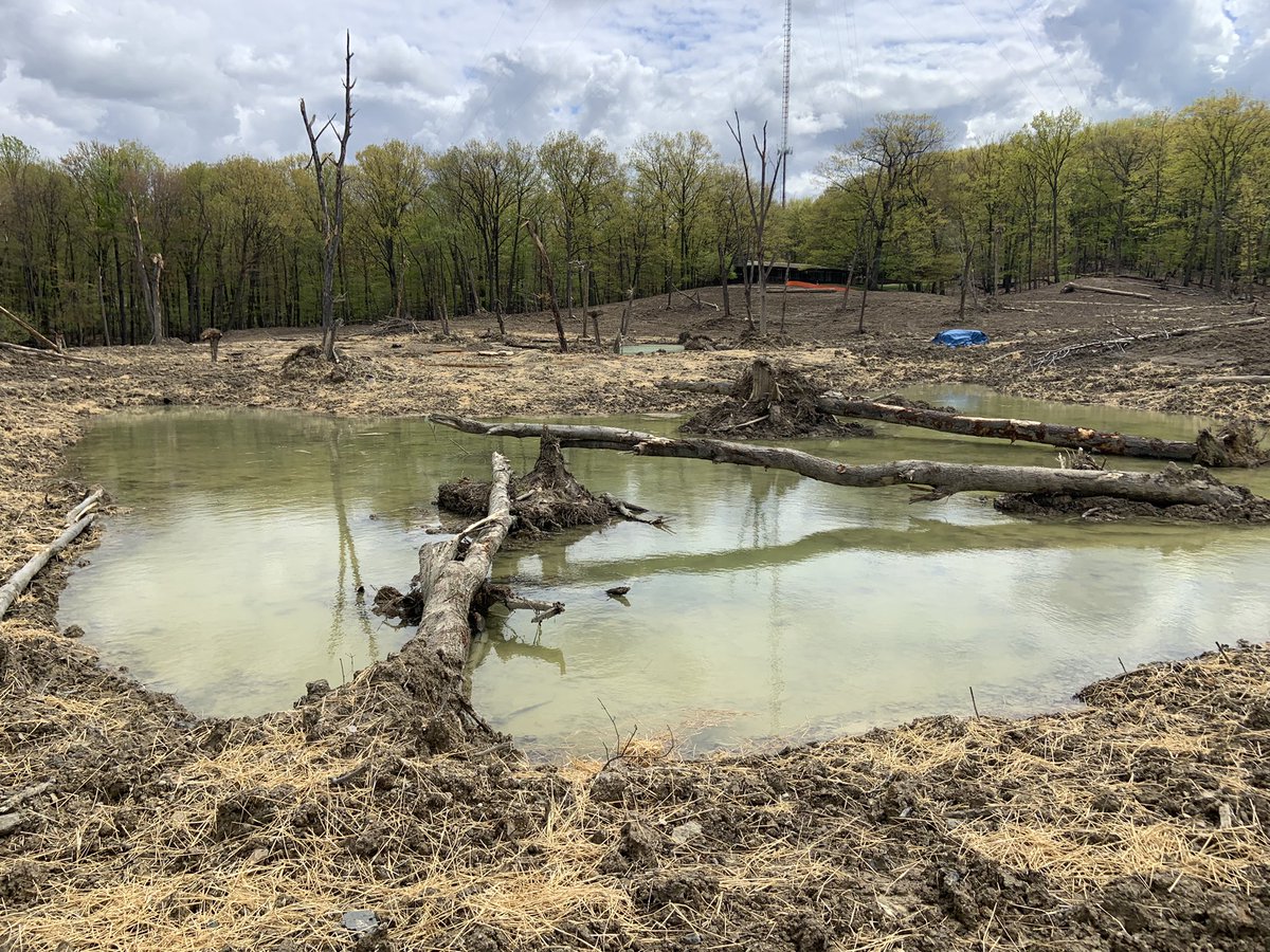 west_creek's tweet photo. Finally a rain-free day to check out in progress #restoration projects #movingdirt #ProtectRestoreConnect #waterquality https://t.co/qkzOQyJEu6