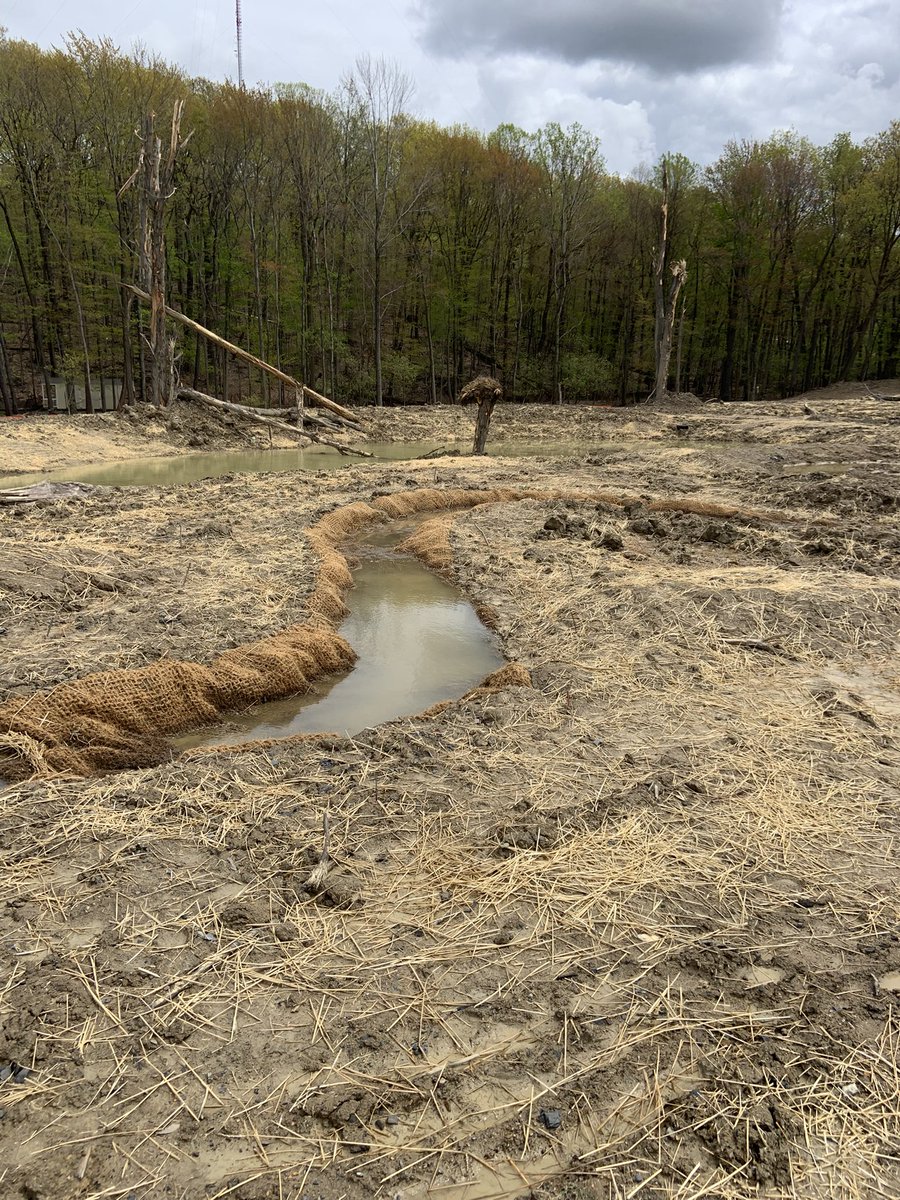 west_creek's tweet photo. Finally a rain-free day to check out in progress #restoration projects #movingdirt #ProtectRestoreConnect #waterquality https://t.co/qkzOQyJEu6